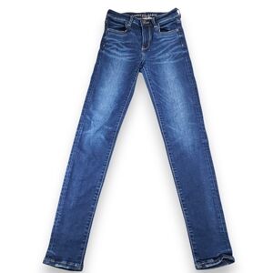 American Eagle Hi Rise Jegging Dark Wash Denim Skinny Jeans Size 2 (28 Inseam)